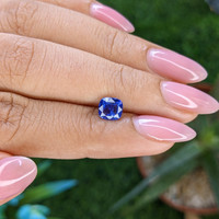 1.13 Ct. Blue Sapphire from Tanzania Life Style
