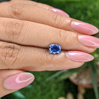 1.30 Ct. Blue Sapphire from Tanzania Life Style
