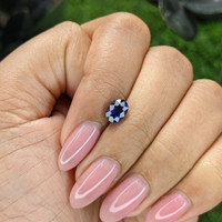 1.36 Ct. Blue Sapphire from Tanzania Life Style