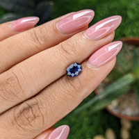 1.36 Ct. Blue Sapphire from Tanzania Life Style