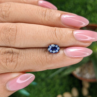 1.36 Ct. Blue Sapphire from Tanzania Life Style