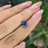 1.55 Ct. Blue Sapphire from Tanzania Life Style
