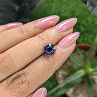 2.12 Ct. Blue Sapphire from Tanzania Life Style