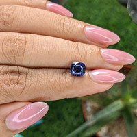 2.12 Ct. Blue Sapphire from Tanzania Life Style