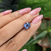 2.18 Ct. Blue Sapphire from Tanzania Life Style