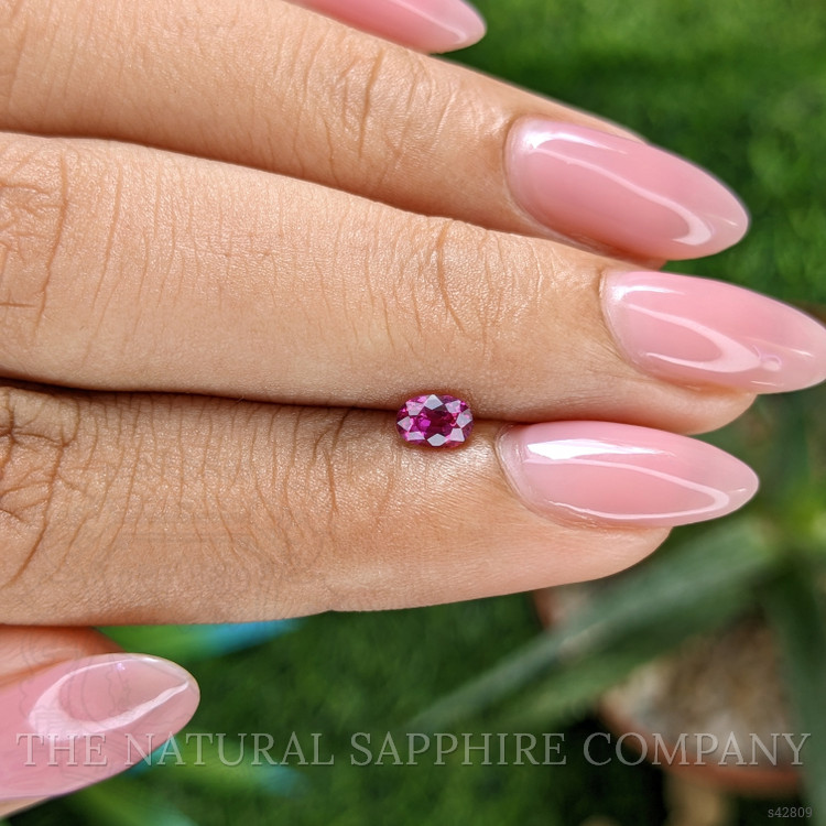 0.36 Ct. Purplish Pink Sapphire from Tanzania