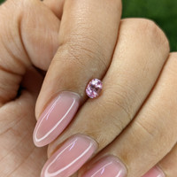 0.40 Ct. Purplish Pink Sapphire from Tanzania Life Style