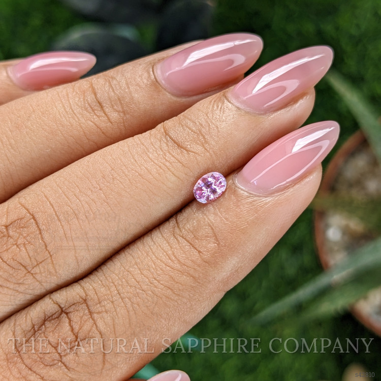0.40 Ct. Purplish Pink Sapphire from Tanzania