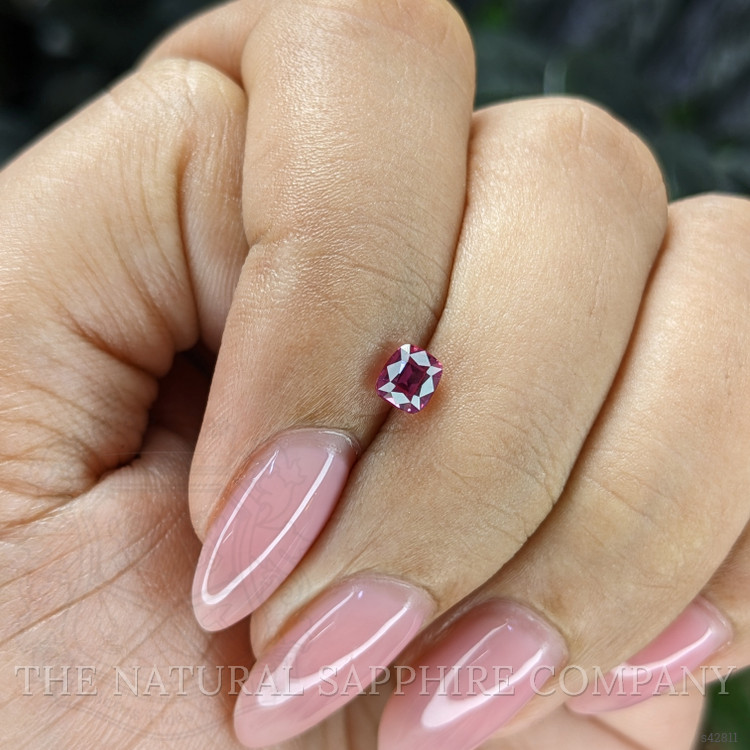 0.52 Ct. Purplish Pink Sapphire from Tanzania