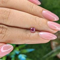 0.52 Ct. Purplish Pink Sapphire from Tanzania Life Style