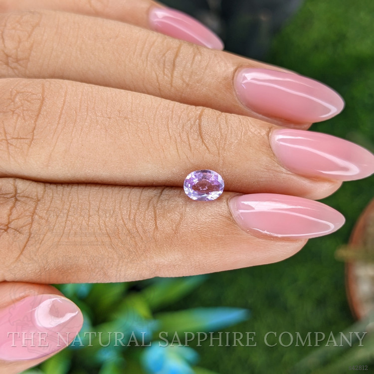 0.59 Ct. Purple Sapphire from Tanzania