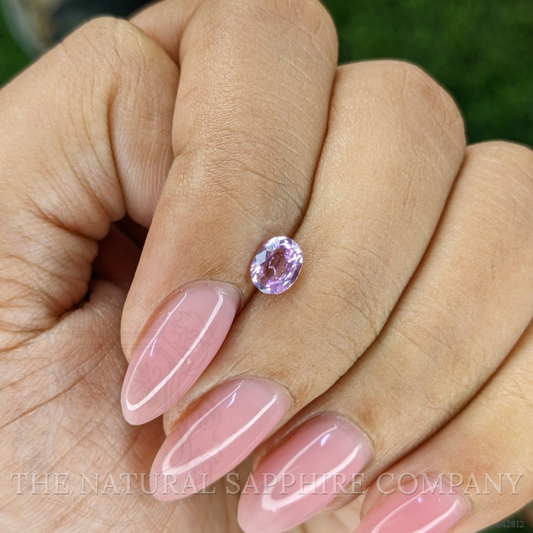 0.59 Ct. Purple Sapphire from Tanzania