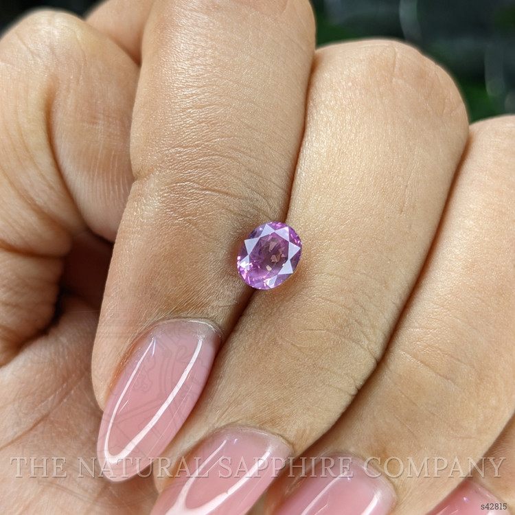 0.91 Ct. Pinkish Purple Sapphire from Tanzania
