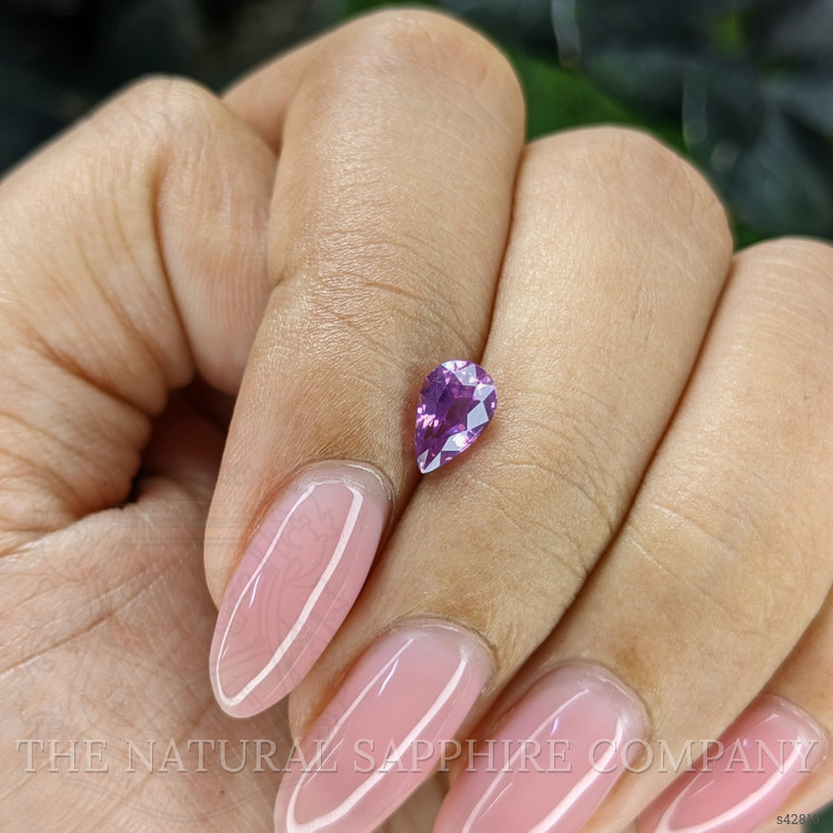 0.97 Ct. Pinkish Purple Sapphire from Tanzania