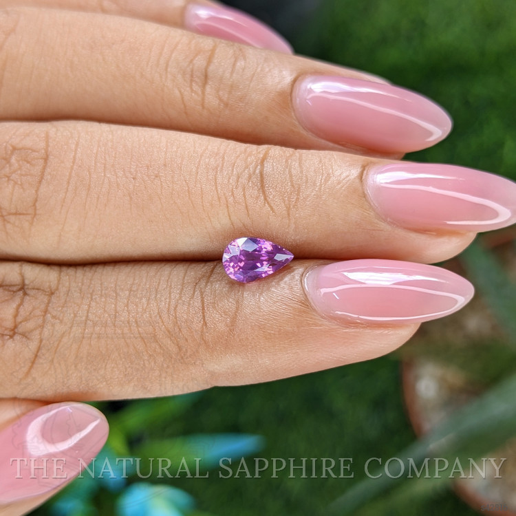 0.97 Ct. Pinkish Purple Sapphire from Tanzania