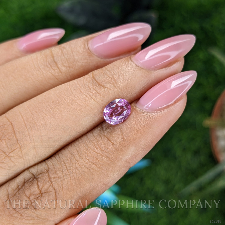 1.02 Ct. Pinkish Purple Sapphire from Tanzania