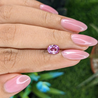 1.02 Ct. Pinkish Purple Sapphire from Tanzania Life Style