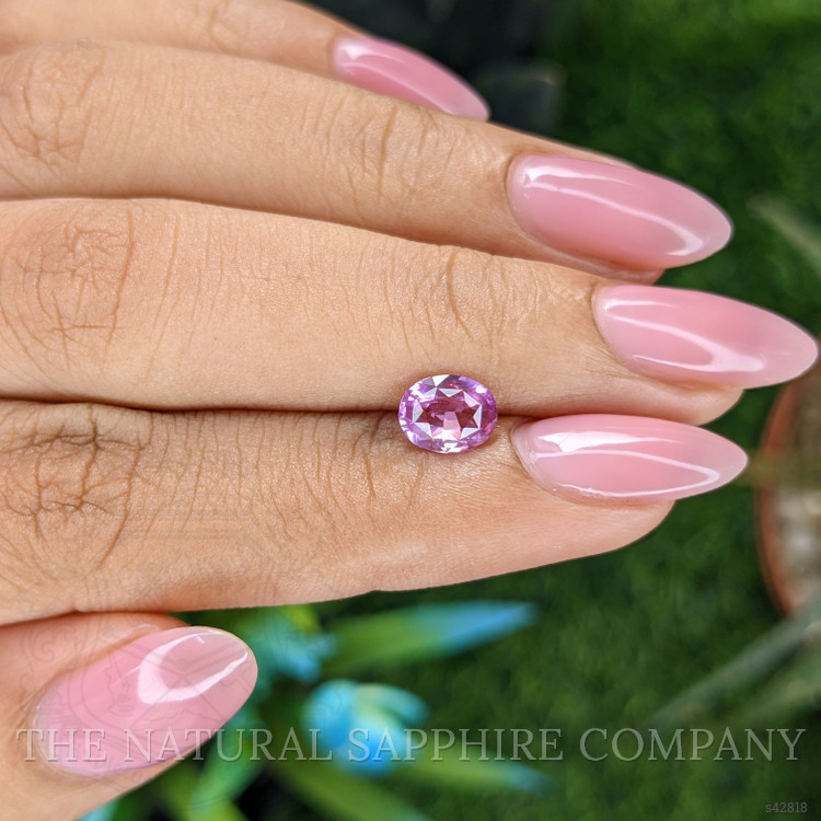 1.02 Ct. Pinkish Purple Sapphire from Tanzania