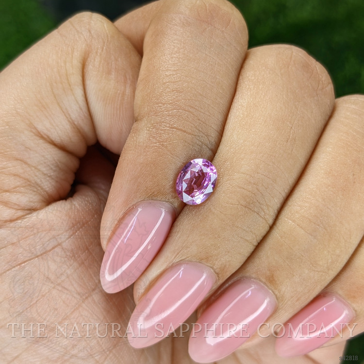 1.02 Ct. Pinkish Purple Sapphire from Tanzania