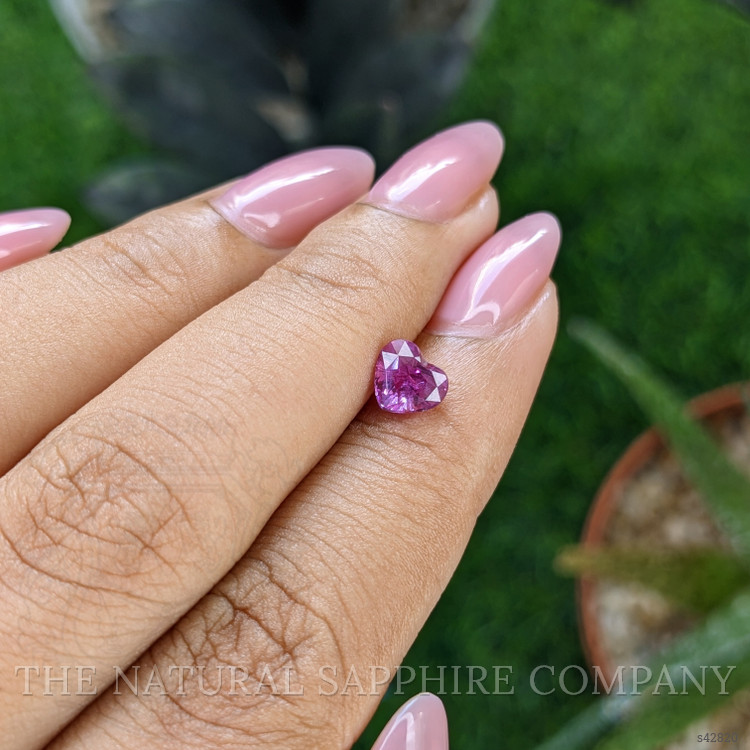 1.07 Ct. Purplish Pink Sapphire from Tanzania