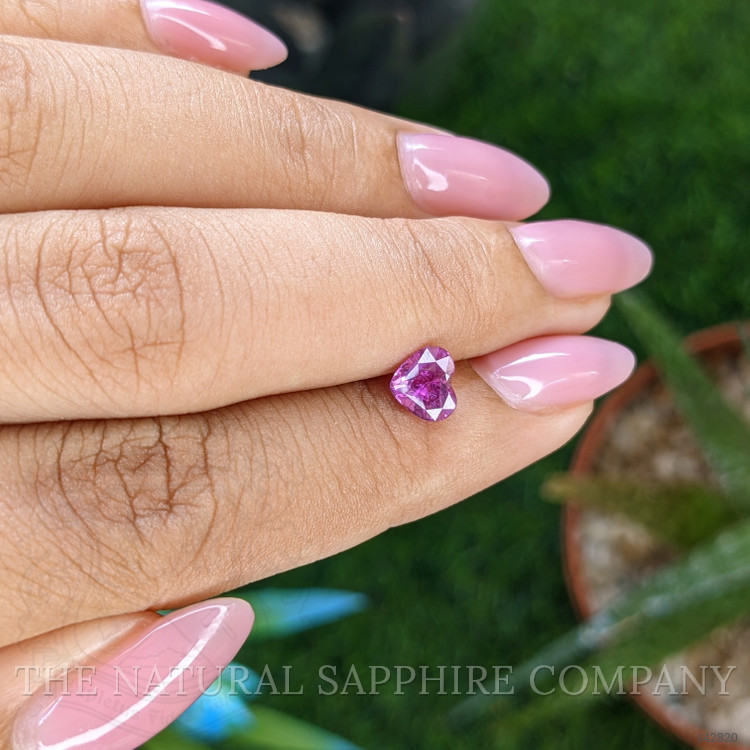 1.07 Ct. Purplish Pink Sapphire from Tanzania
