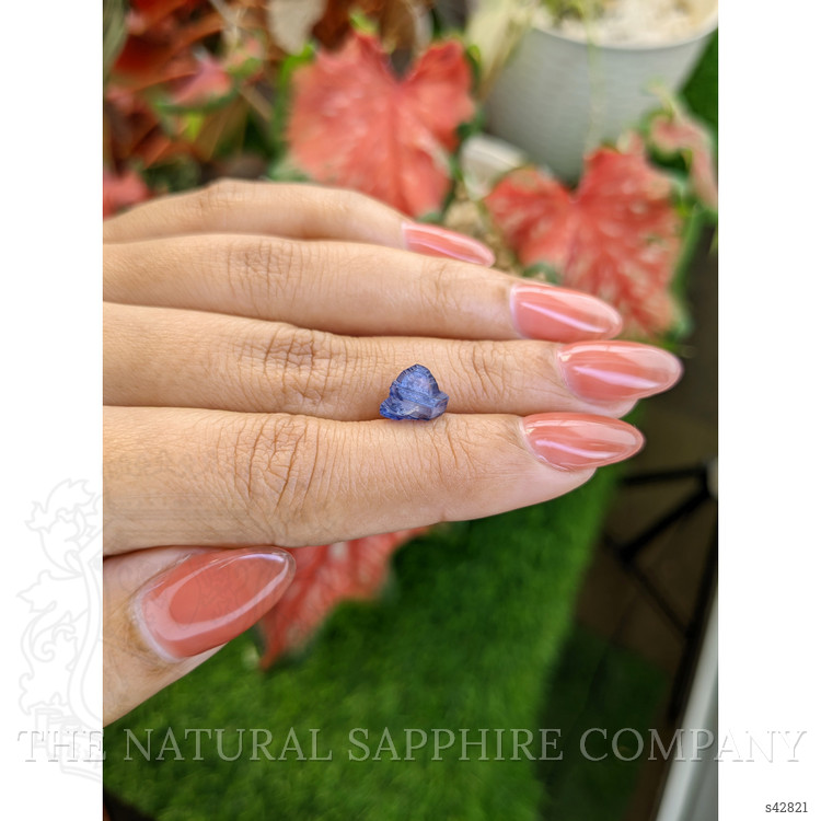 3.37 Ct. Blue Sapphire from Ceylon (Sri Lanka)