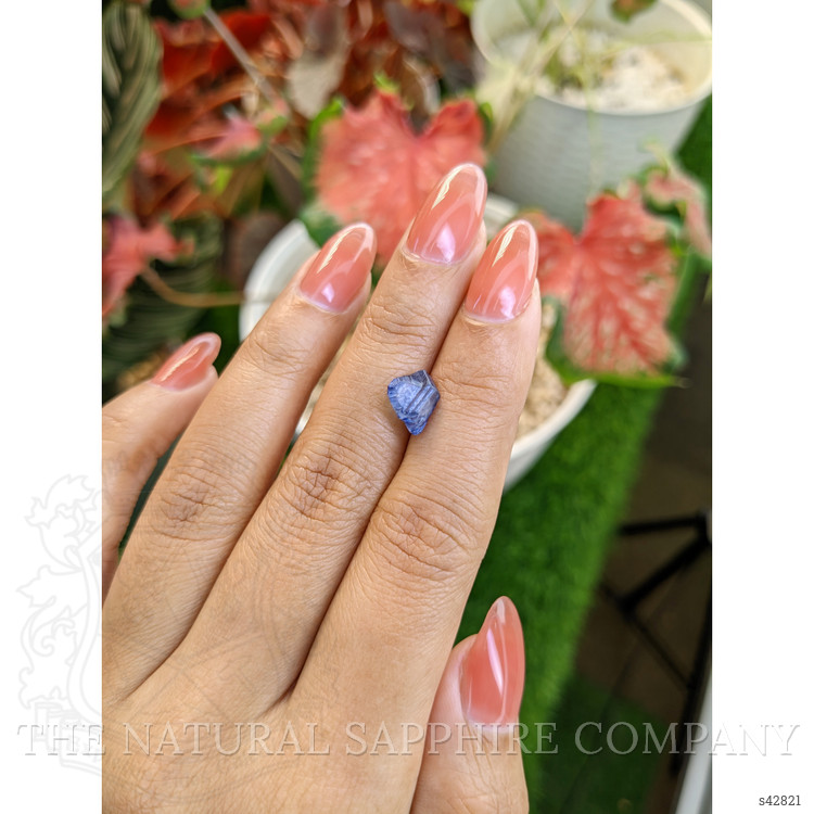 3.37 Ct. Blue Sapphire from Ceylon (Sri Lanka)