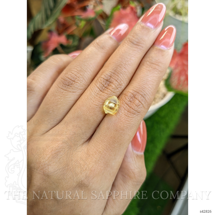 4.24 Ct. Yellow Sapphire from Ceylon (Sri Lanka)