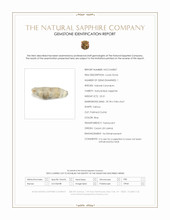 23.31 Ct. Blue Sapphire Crystal from Ceylon (Sri Lanka) Scan Report