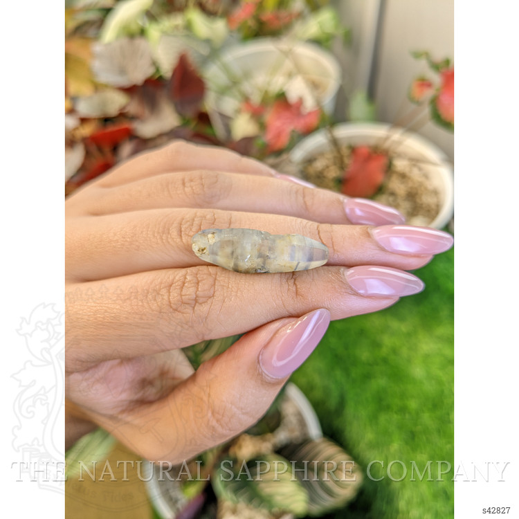 23.31 Ct. Blue Sapphire Crystal from Ceylon (Sri Lanka)