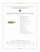 66.10 Ct. Greenish Yellow Sapphire Crystal from Ceylon (Sri Lanka) Scan Report