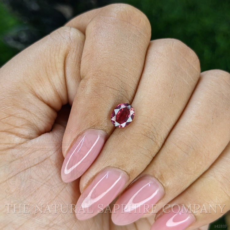 1.16 Ct. Reddish Pink Sapphire from Tanzania