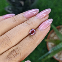 1.16 Ct. Reddish Pink Sapphire from Tanzania Life Style