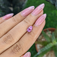 1.22 Ct. Purplish Pink Sapphire from Tanzania Life Style