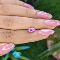 1.22 Ct. Purplish Pink Sapphire from Tanzania Life Style