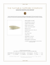 8.85 Ct. White Sapphire Crystal from Ceylon (Sri Lanka) Scan Report