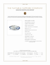 14.16 Ct. Bi Color / Parti Sapphire from Ceylon (Sri Lanka) Scan Report