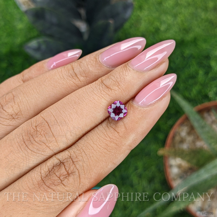 1.28 Ct. Purplish Pink Sapphire from Tanzania