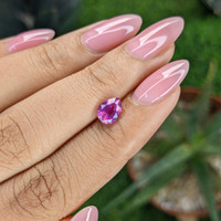 1.32 Ct. Purplish Pink Sapphire from Tanzania Life Style