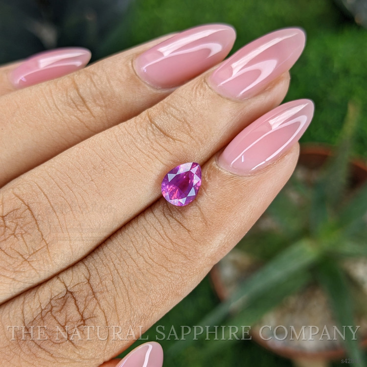 1.32 Ct. Purplish Pink Sapphire from Tanzania