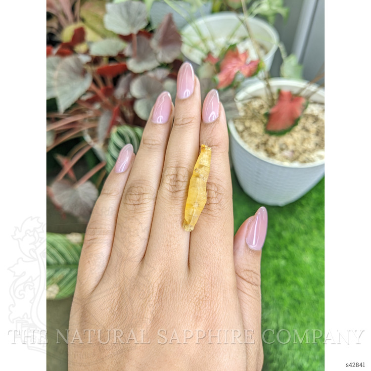 21.68 Ct. Yellow Sapphire from Ceylon (Sri Lanka)