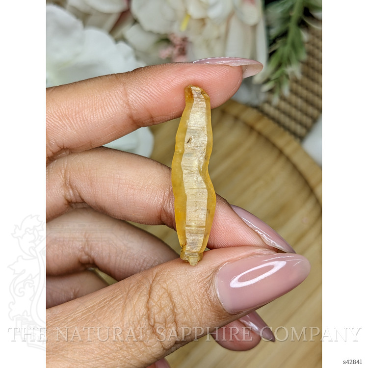 21.68 Ct. Yellow Sapphire from Ceylon (Sri Lanka)
