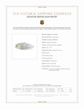 11.97 Ct. Bluish Grey Sapphire Crystal from Ceylon (Sri Lanka) Scan Report
