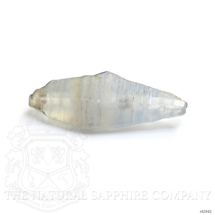 11.97 Ct. Bluish Grey Sapphire Crystal from Ceylon (Sri Lanka)