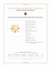 85.98 Ct. Yellow Sapphire from Ceylon (Sri Lanka) Scan Report