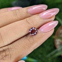 1.51 Ct. Purplish Pink Sapphire from Tanzania Life Style