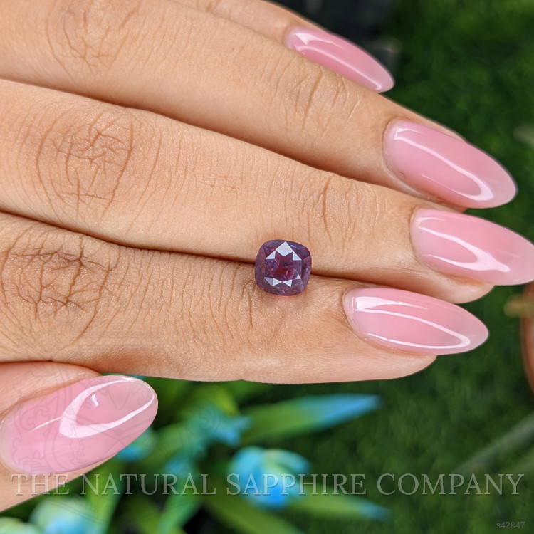 2.04 Ct. Purple Sapphire from Tanzania