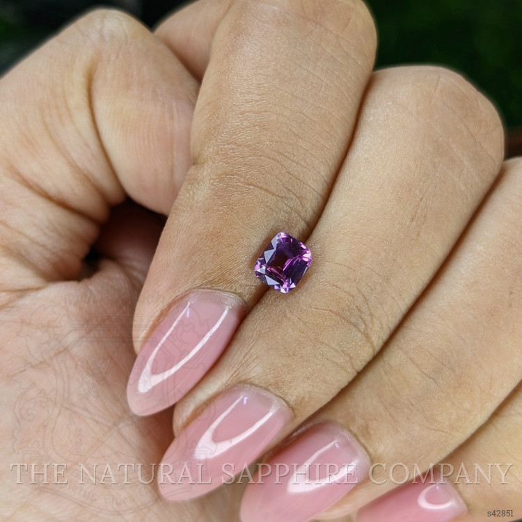 0.68 Ct. Purple Sapphire from Tanzania