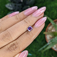0.68 Ct. Purple Sapphire from Tanzania Life Style