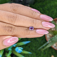 0.68 Ct. Purple Sapphire from Tanzania Life Style